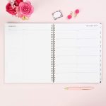 Blue Sky 2021-2020 Academic Year Weekly & Monthly Planner, 8.5" x 11", Frosted Flexible Cover, Wirebound, Roosevelt Pink (128692) - Image 5